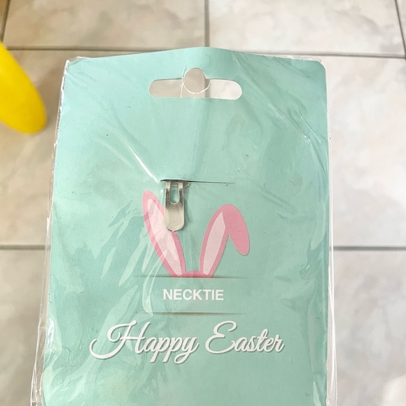 KIDS | Blue Plaid Clip on Tie - Picture 3 of 3